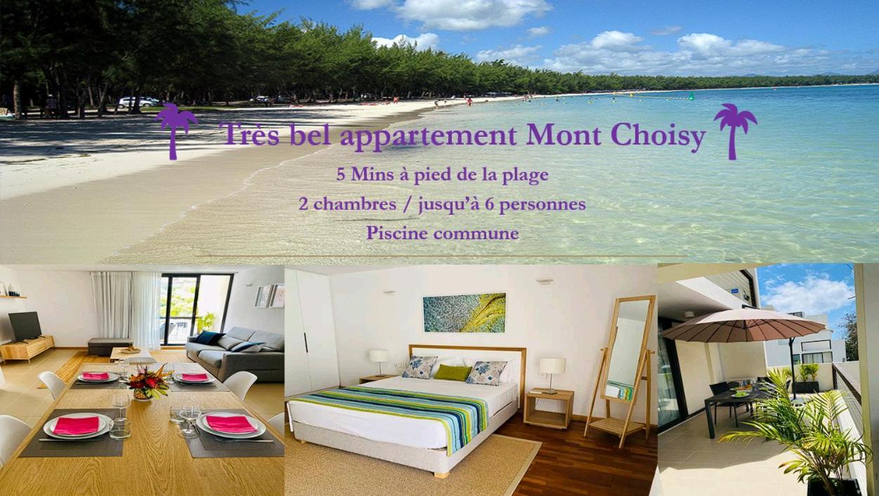 Appartement neuf à 5 min de la plage Mont-Choisy Exterior foto